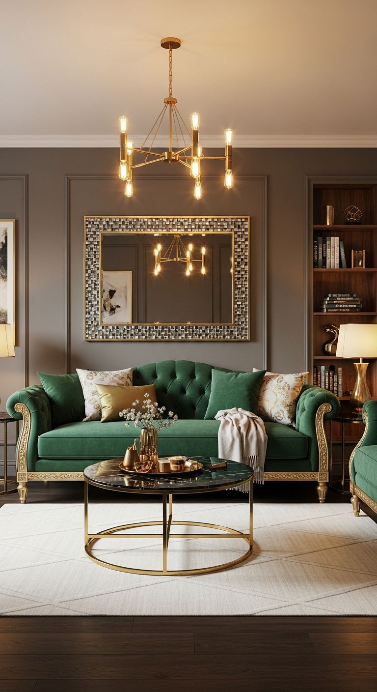 7. Modern Luxe Compact Living