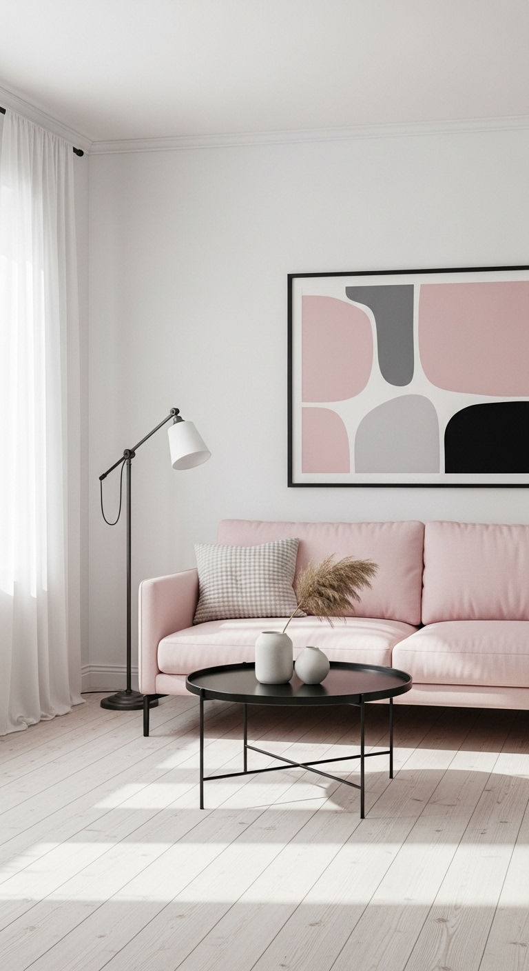4. Modern Minimal Pink Pop