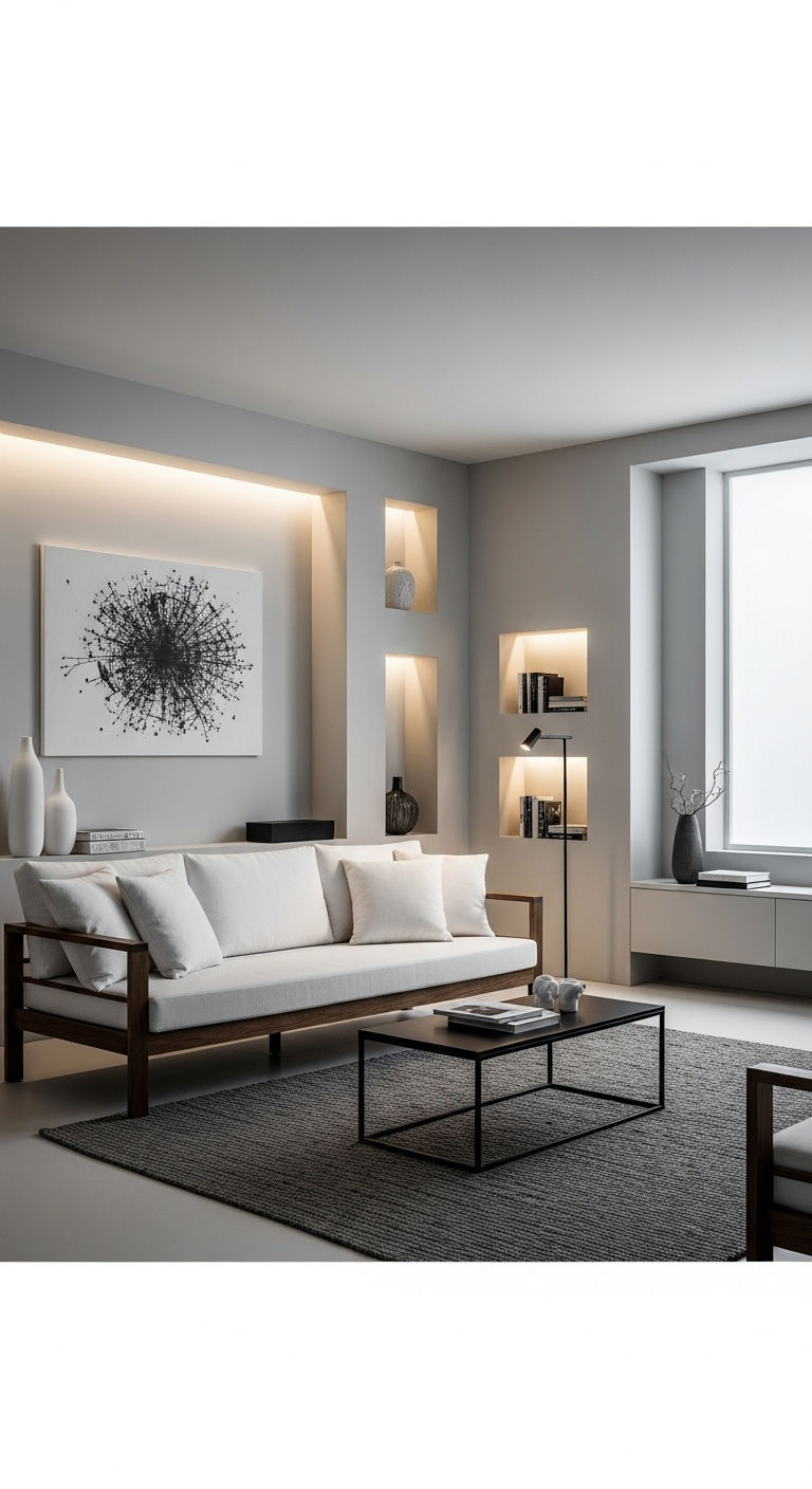 7. Modern Minimal Wood Frame