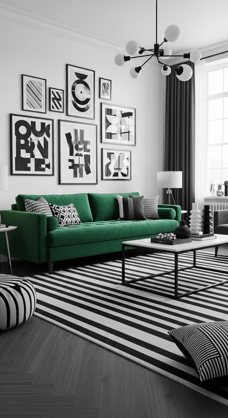 8. Monochrome Contrast Pop