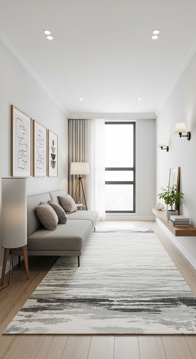 10. Narrow Room Smart Layout