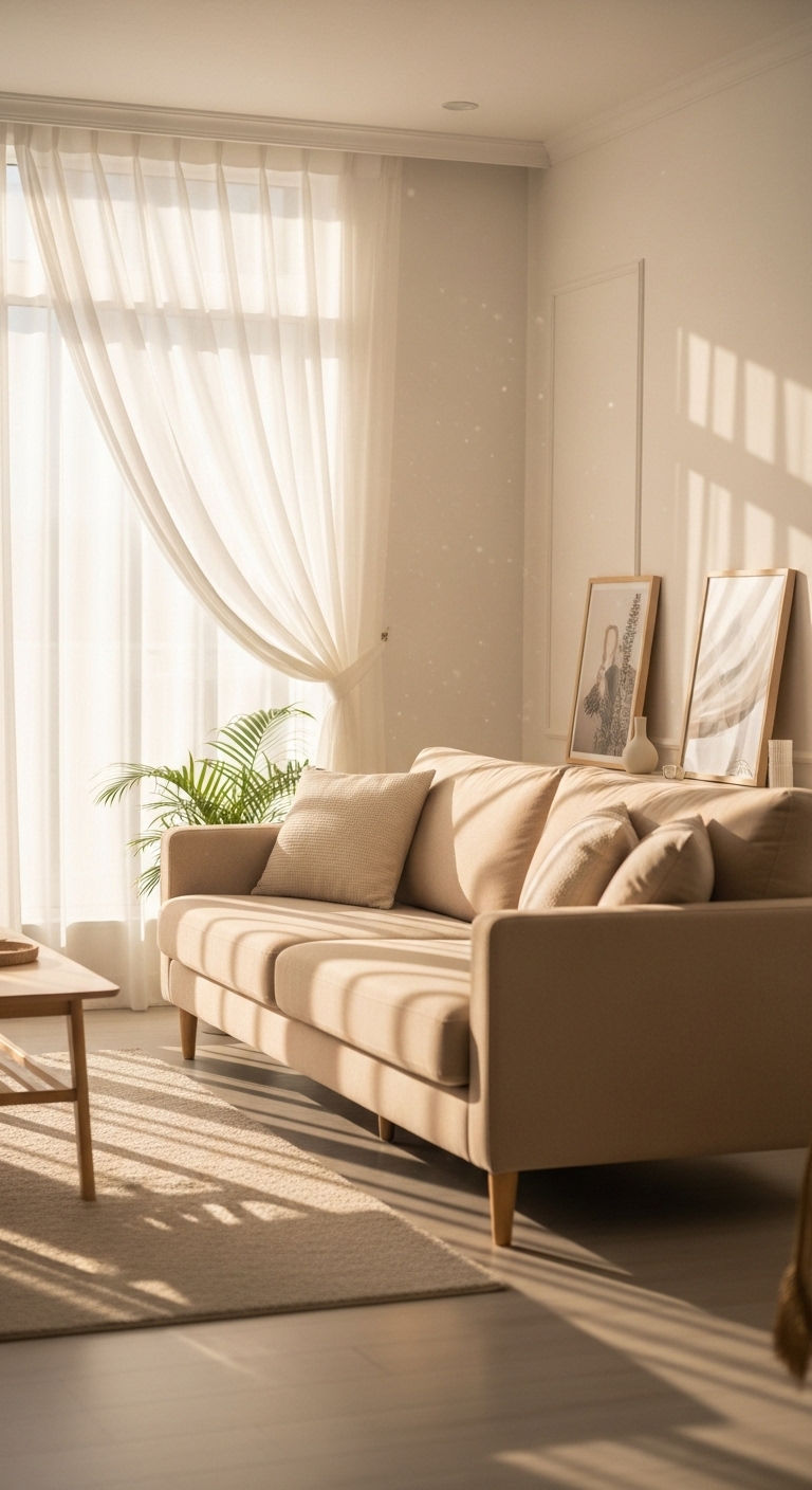 27 Sand Sofa Living Room Ideas for Soft Neutral Spaces 21 20. Natural Light Dreamscape