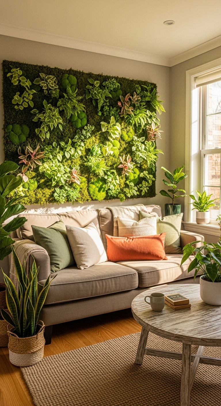 9. Nature Inspired Green Wall