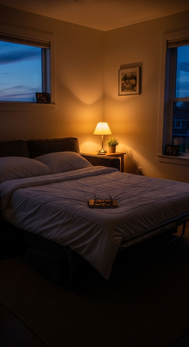 25. Night Mode Sofa Bed Transformation