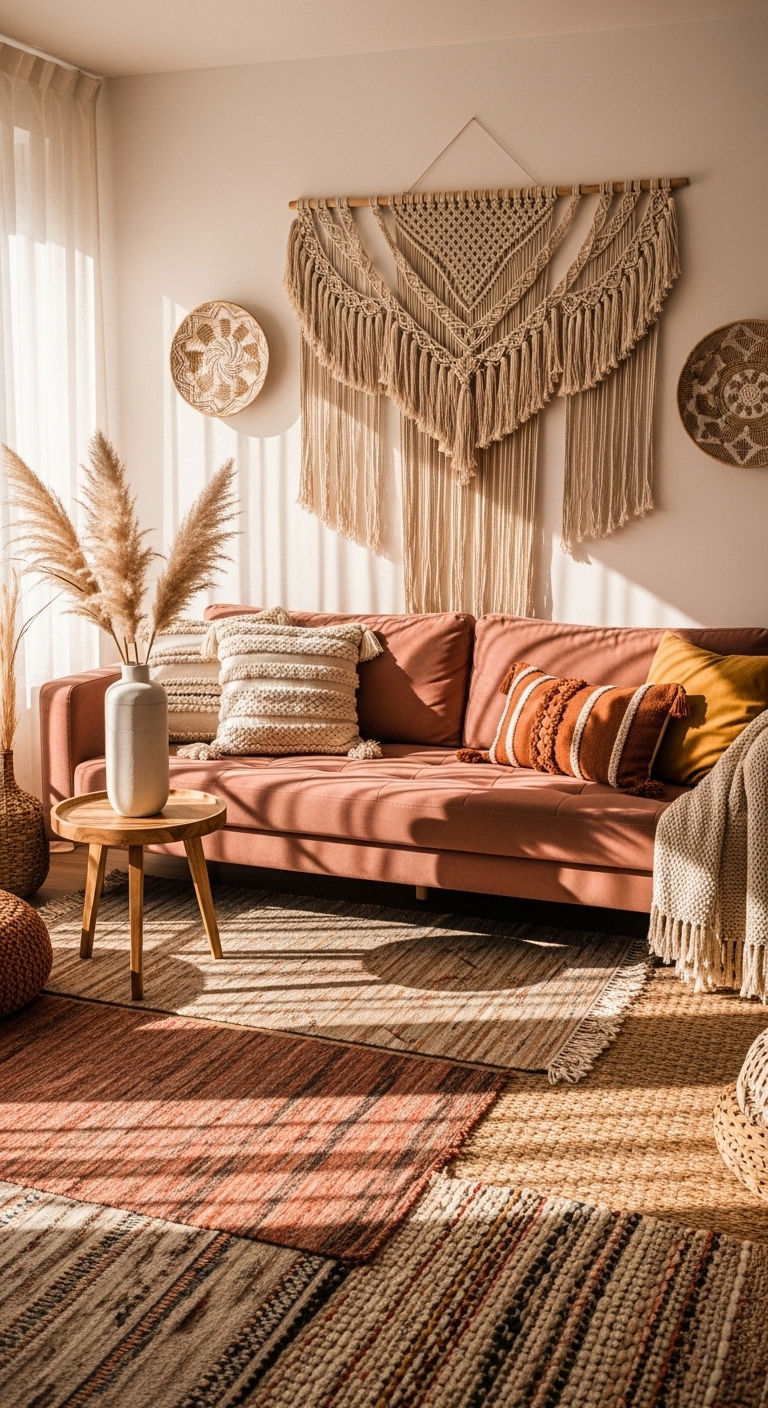 3. Pink Meets Boho Magic
