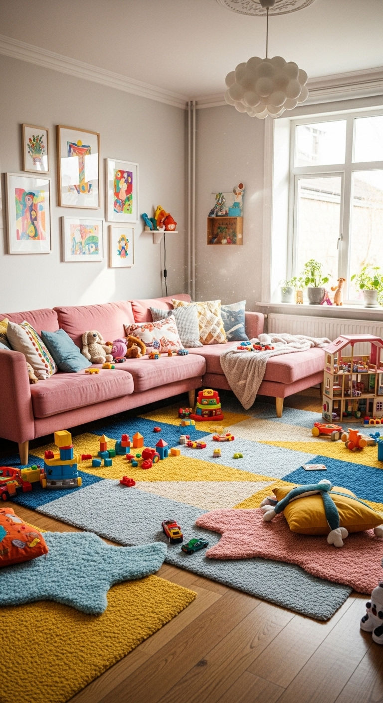 24. Playful Family Pink Space