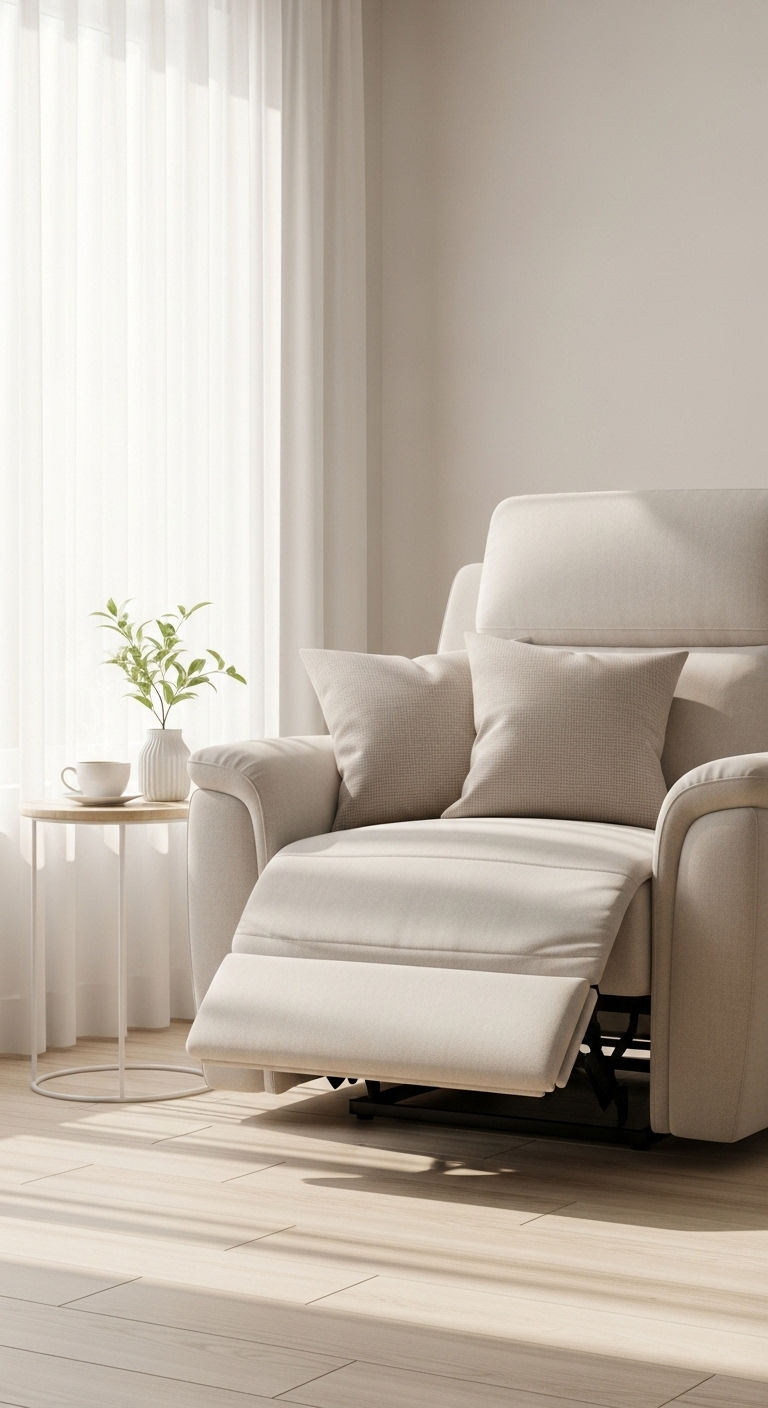 19 Cozy Recliner Sofa Living Room Ideas for Everyday Relaxation 20 19. Quiet Morning Retreat