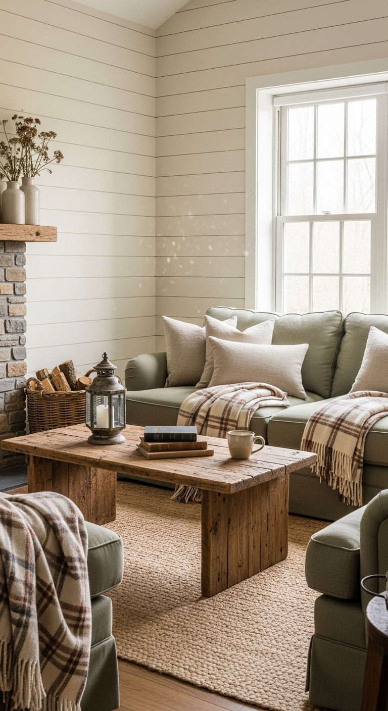 7. Rustic Sage Farmhouse Charm