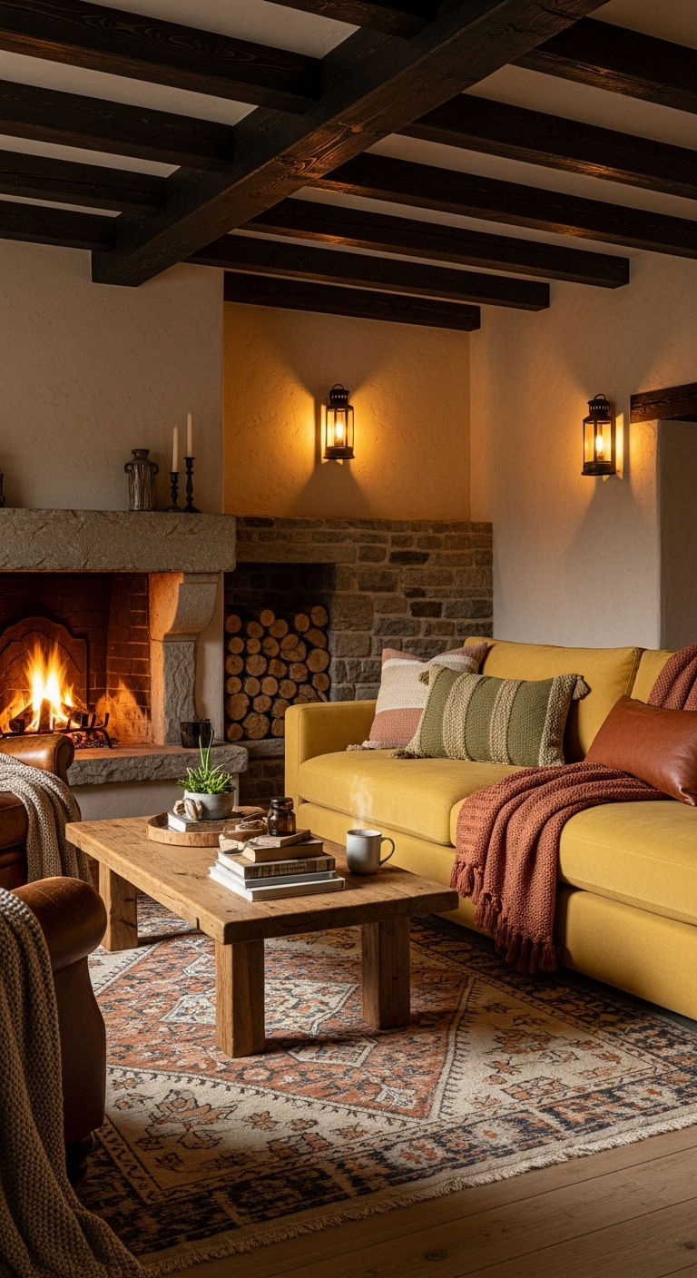 16. Rustic Yellow Warmth