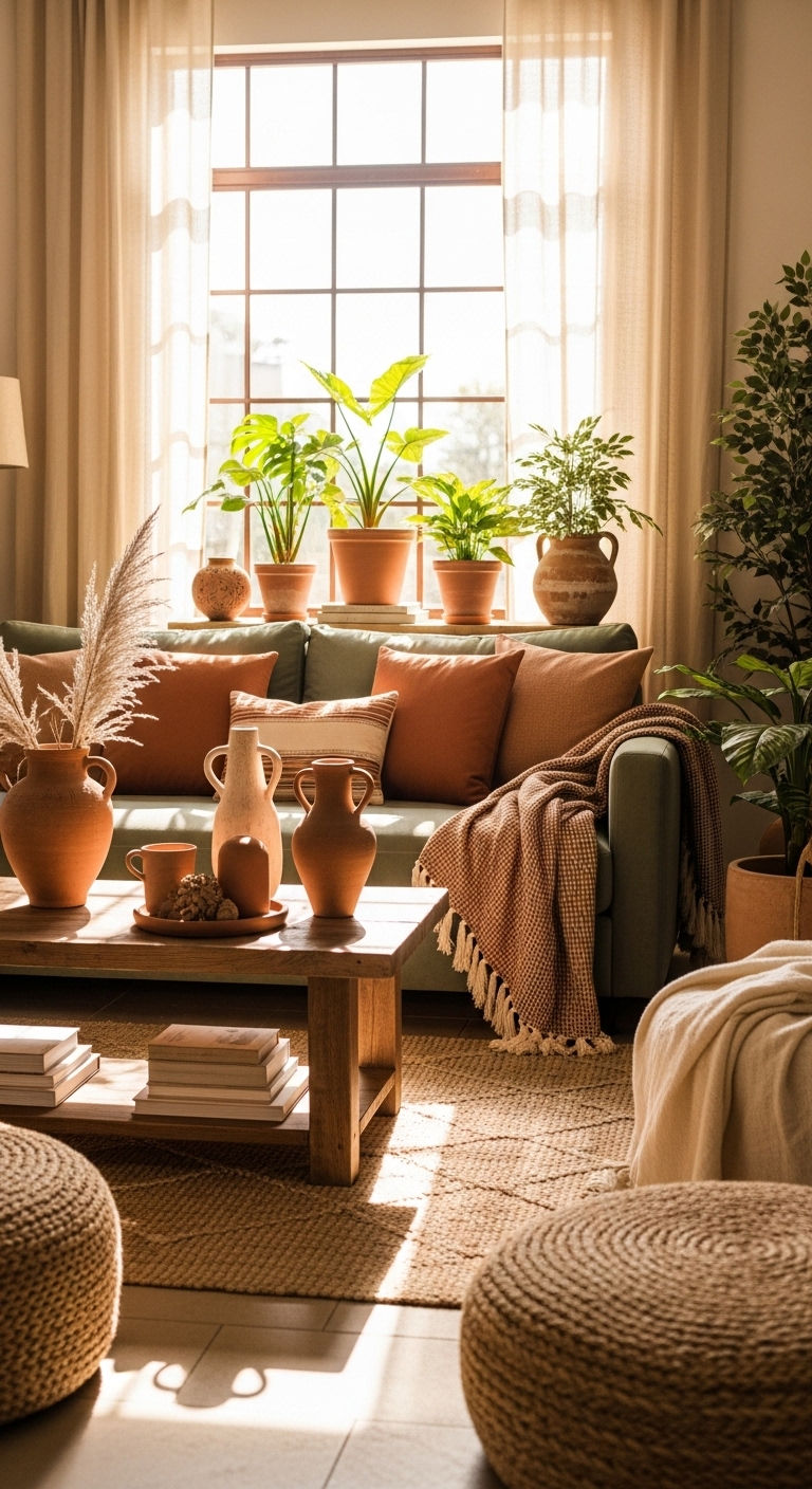 10. Sage and Terracotta Blend