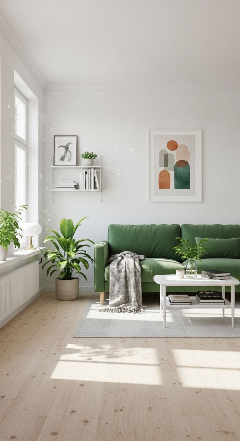 11. Scandinavian Green Accent