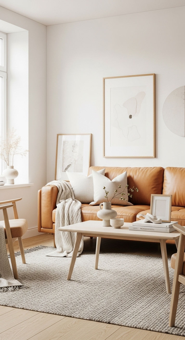 13. Scandinavian Leather Touch