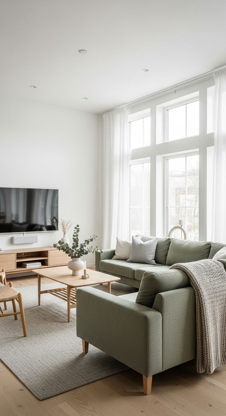 11. Scandinavian Sage Simplicity