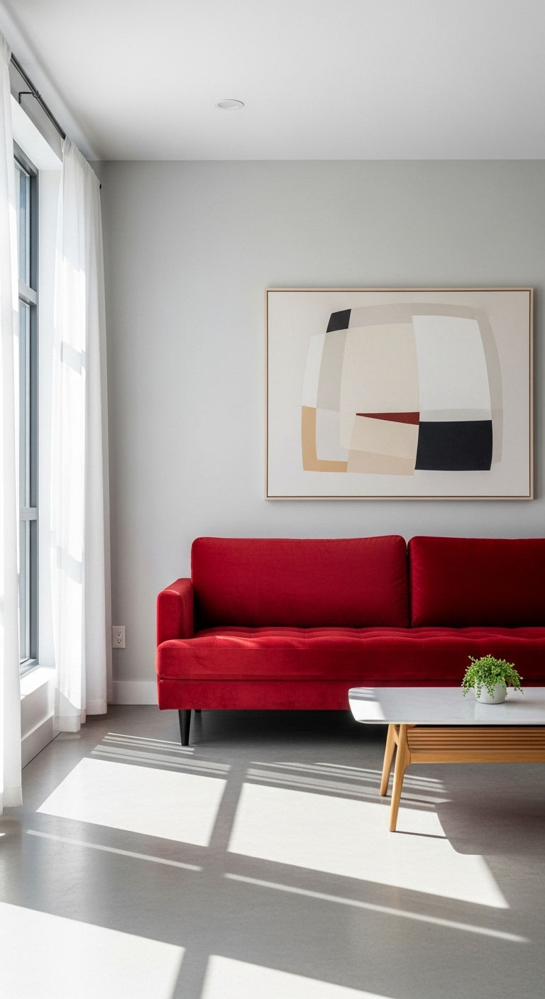 3. Scarlet Minimal Chic
