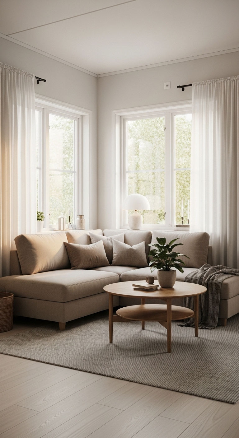 1. Sleek Corner Comfort