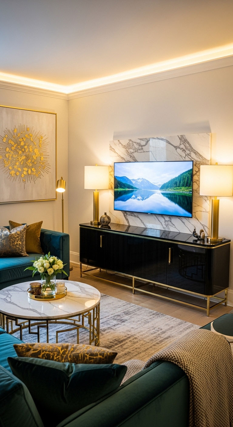 10. Small Space Luxury Setup
