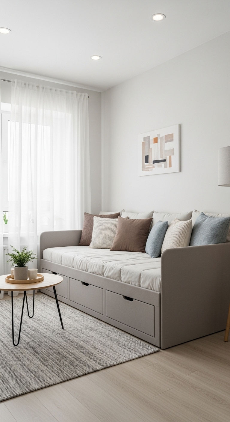 6. Small Space Multifunction Daybed