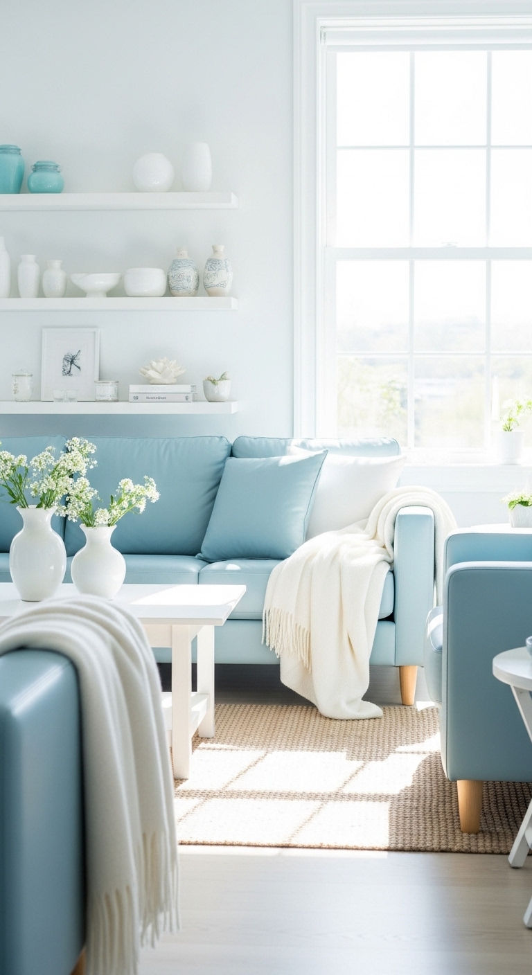 13. Soft Pastel Blue Escape
