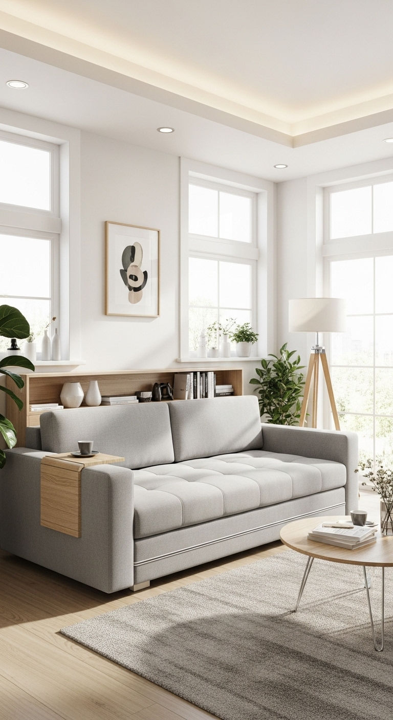 22. Space Saving Sofa Bed Design
