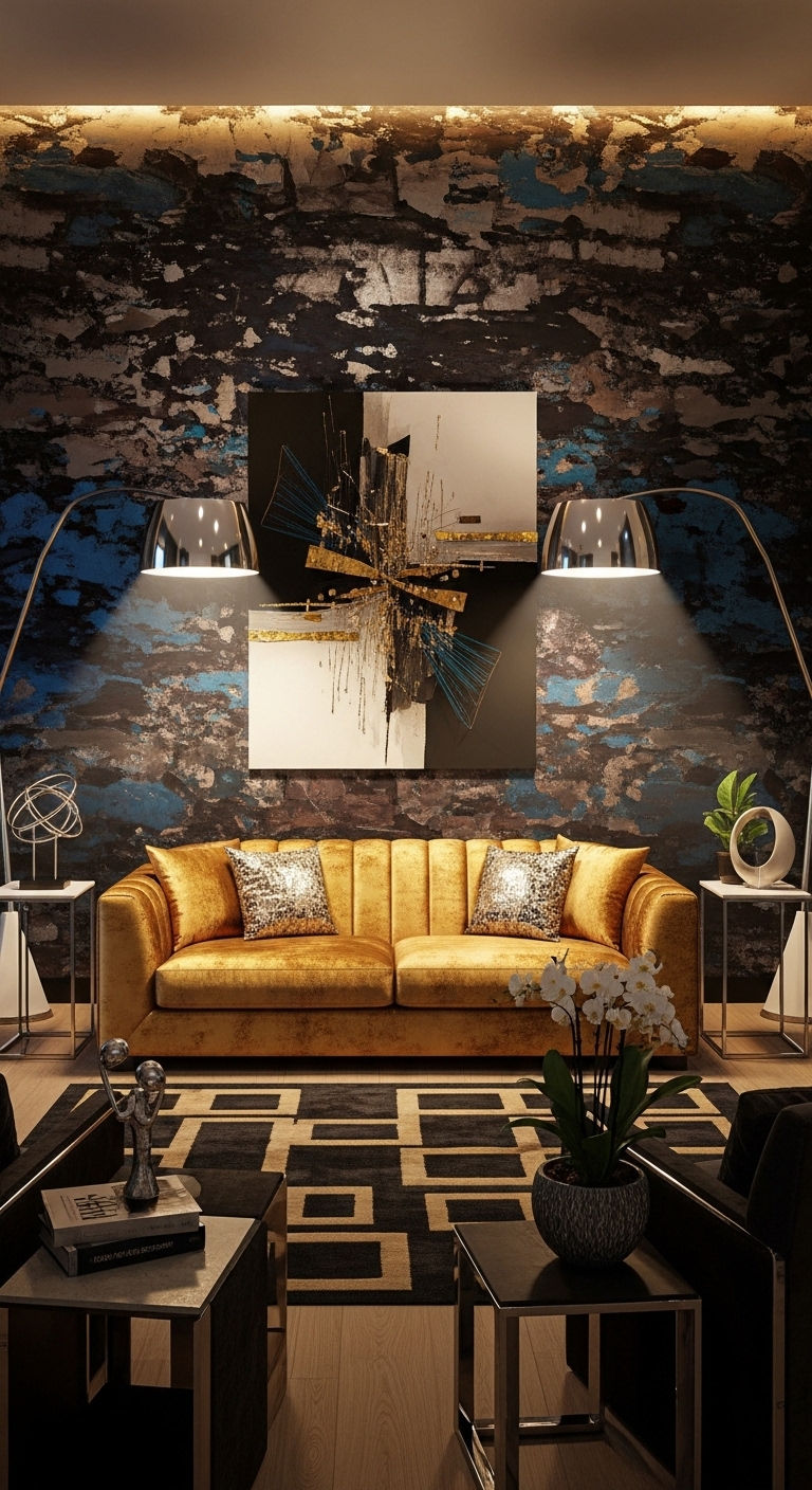 24. Statement Wall Luxe