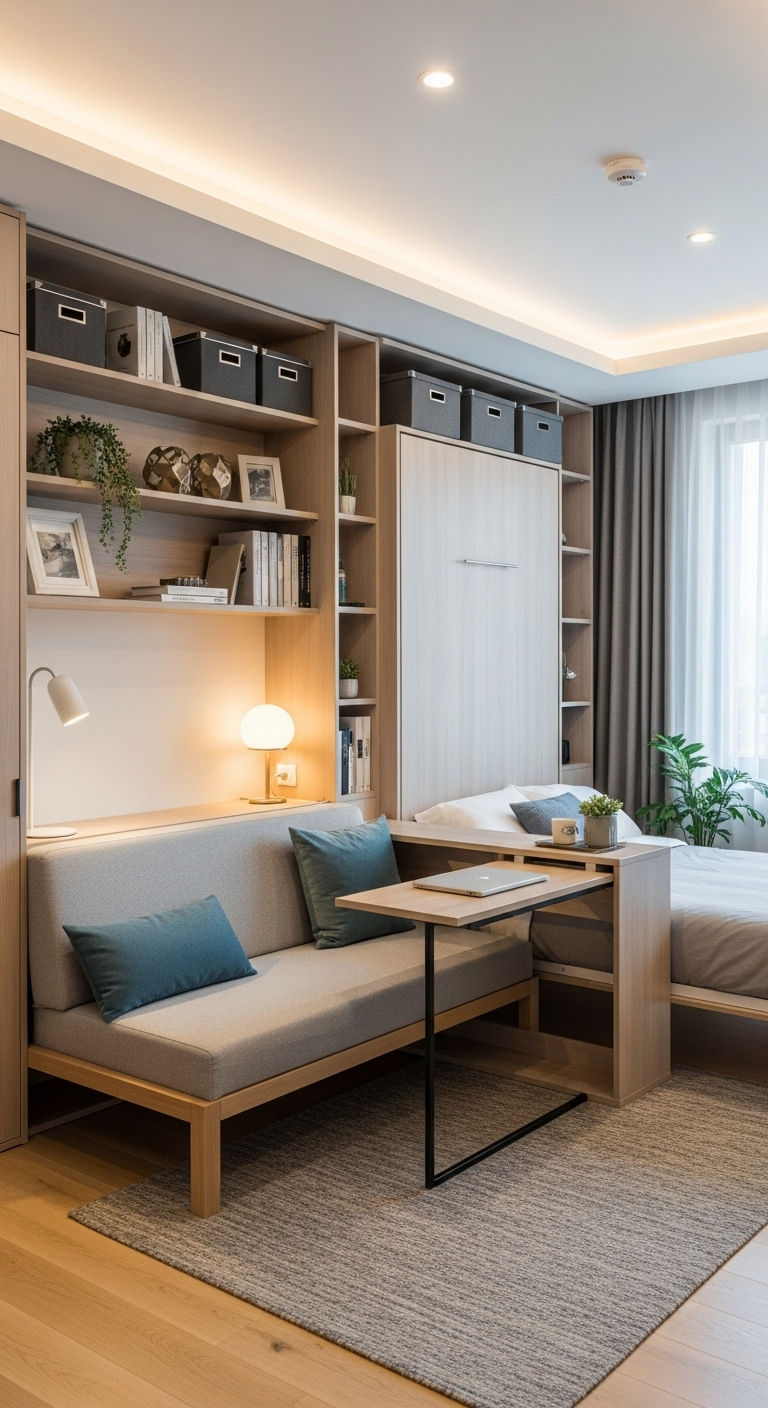 22. Studio Apartment Layout Hack