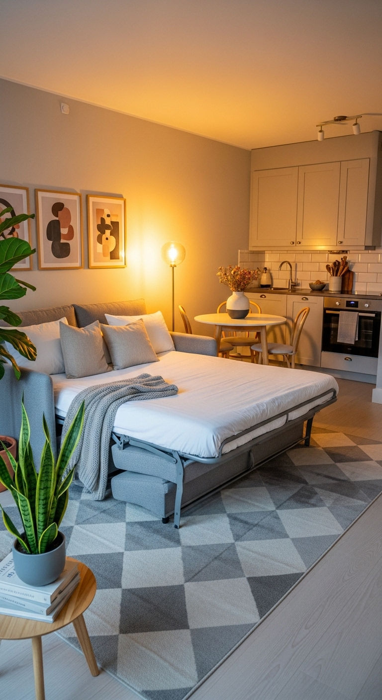 3. Studio Apartment Sofa Bed Magic