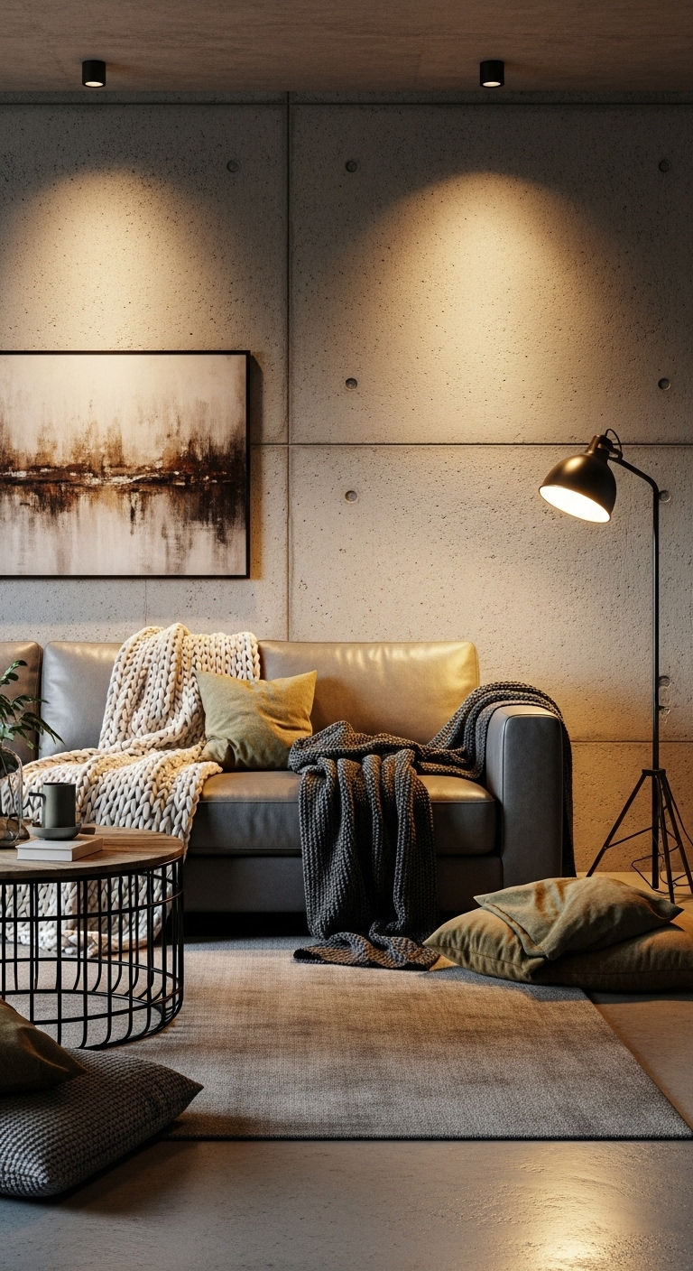 12. Subtle Industrial Comfort