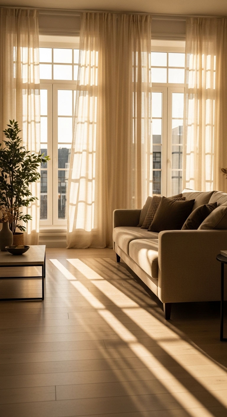 10. Sunlit Beige Retreat