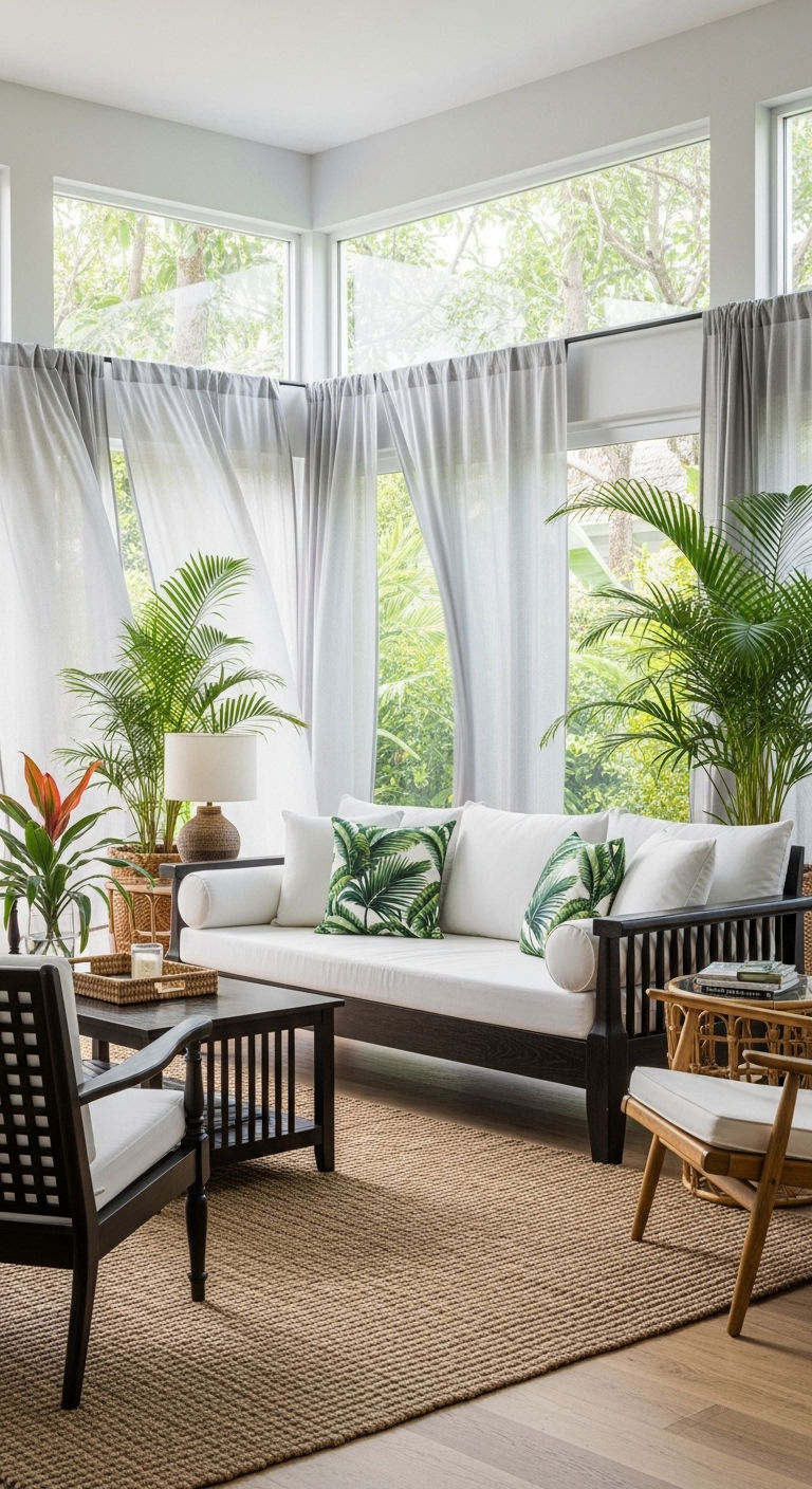 6. Tropical Wooden Retreat