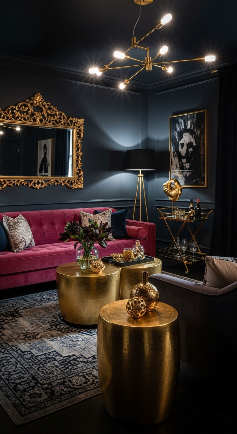 10. Velvet Luxe Statement
