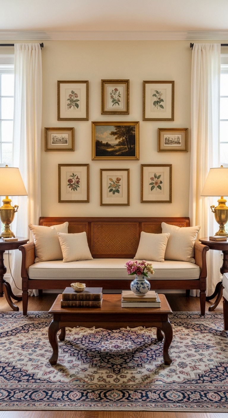 8. Vintage Colonial Style