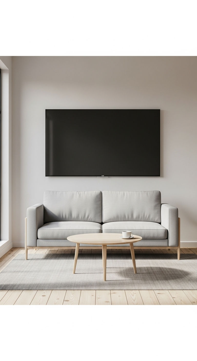 13. Wall Mounted TV Focus