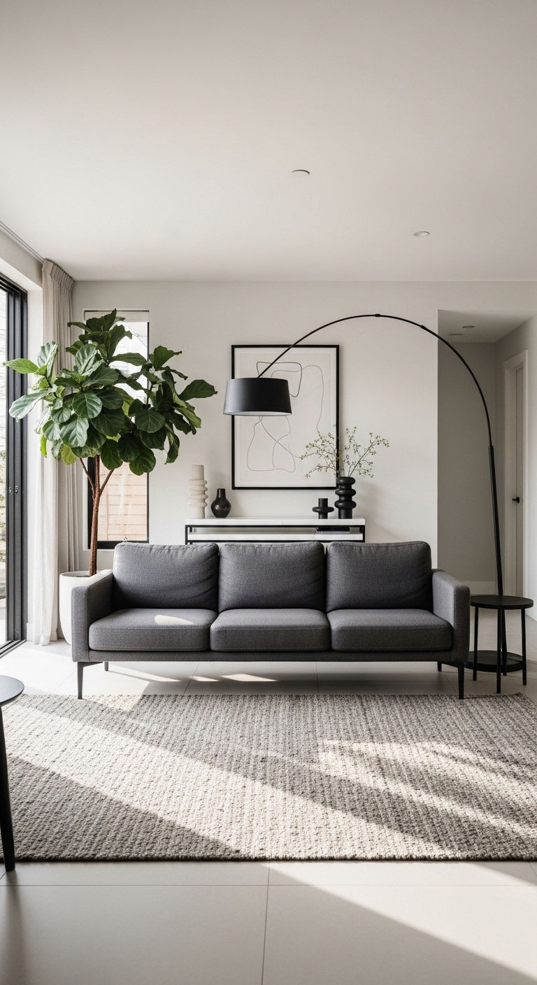 3. Floating Sofa Layout