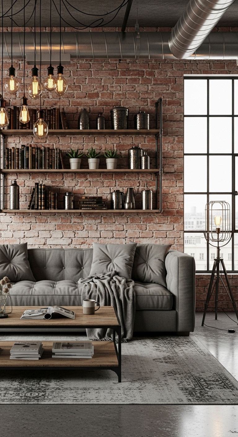 21. Grey Industrial Chic