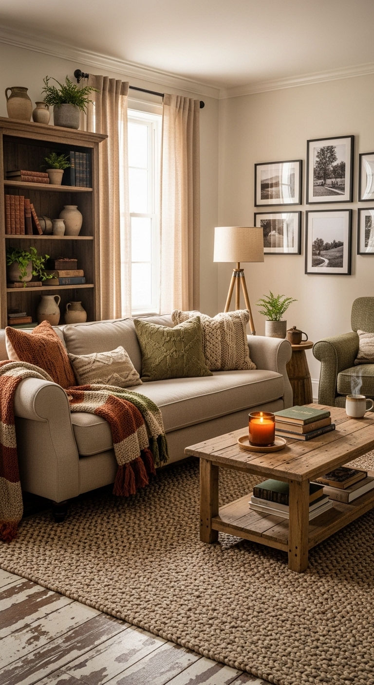 6. Warm Rustic Charm