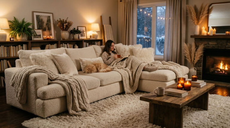 11 Fluffy Sofa Living Room Ideas for Ultimate Comfort and Coziness 8 11 Fluffy Sofa Living Room Ideas for Ultimate Comfort and Coziness
