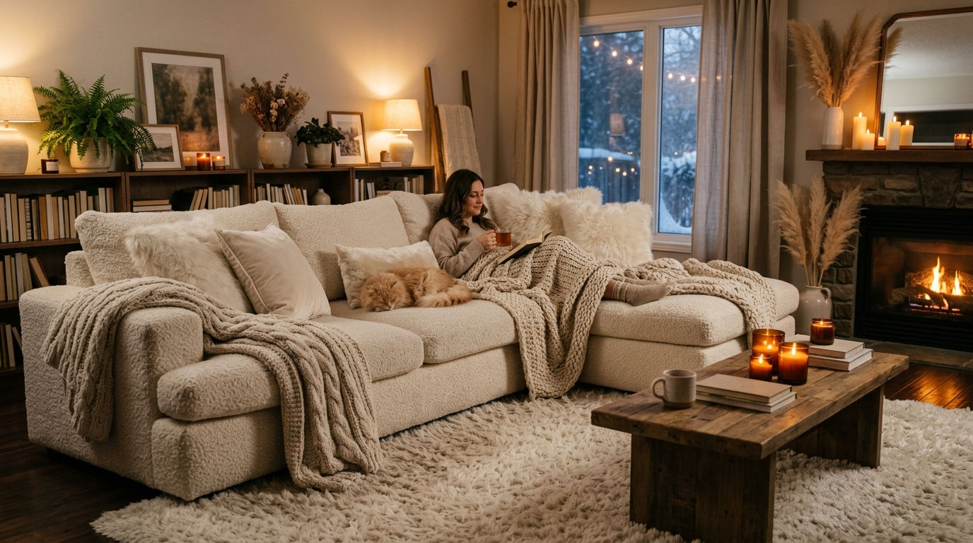 11 Fluffy Sofa Living Room Ideas for Ultimate Comfort and Coziness 1 11 Fluffy Sofa Living Room Ideas for Ultimate Comfort and Coziness
