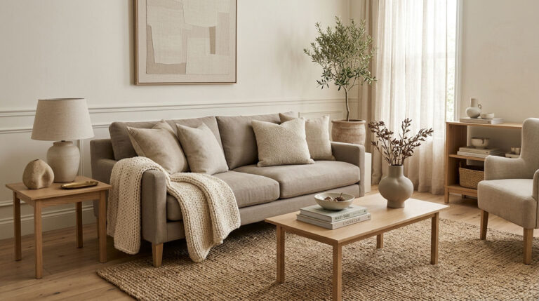 11 Mushroom Sofa Living Room Ideas for a Sophisticated Neutral Space 2 11 Mushroom Sofa Living Room Ideas for a Sophisticated Neutral Space
