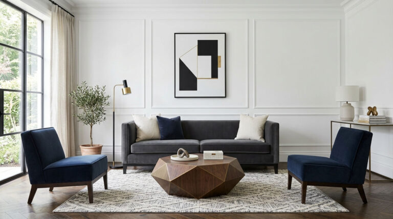 11 Tuxedo Sofa Living Room Ideas for a Sharp, Tailored Aesthetic 4 11 Tuxedo Sofa Living Room Ideas for a Sharp, Tailored Aesthetic