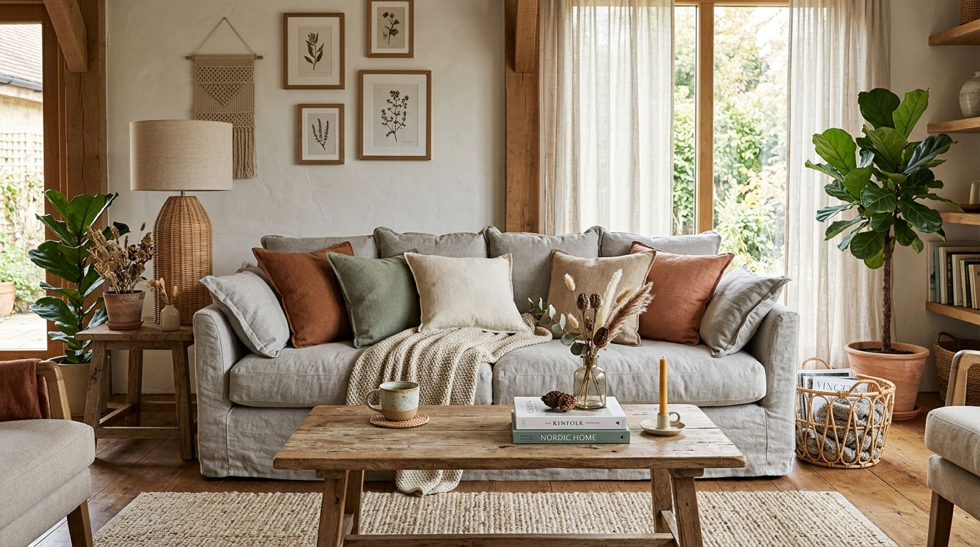 13 Linen Sofa Living Room Ideas for a Relaxed Natural Look