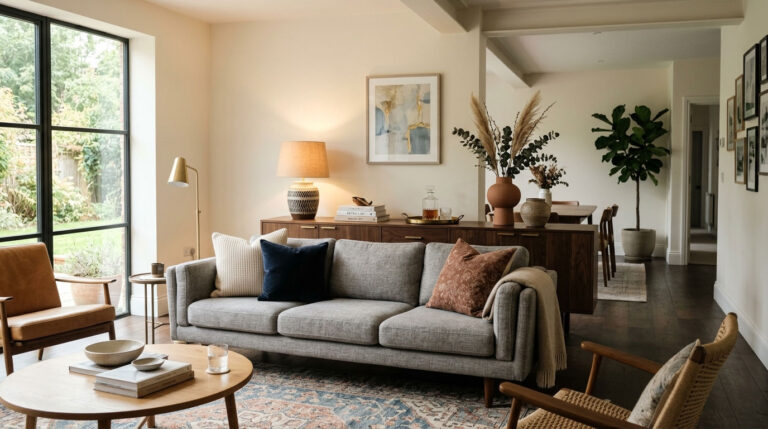13 Sideboard Behind the Sofa Living Room Ideas for Function and Style