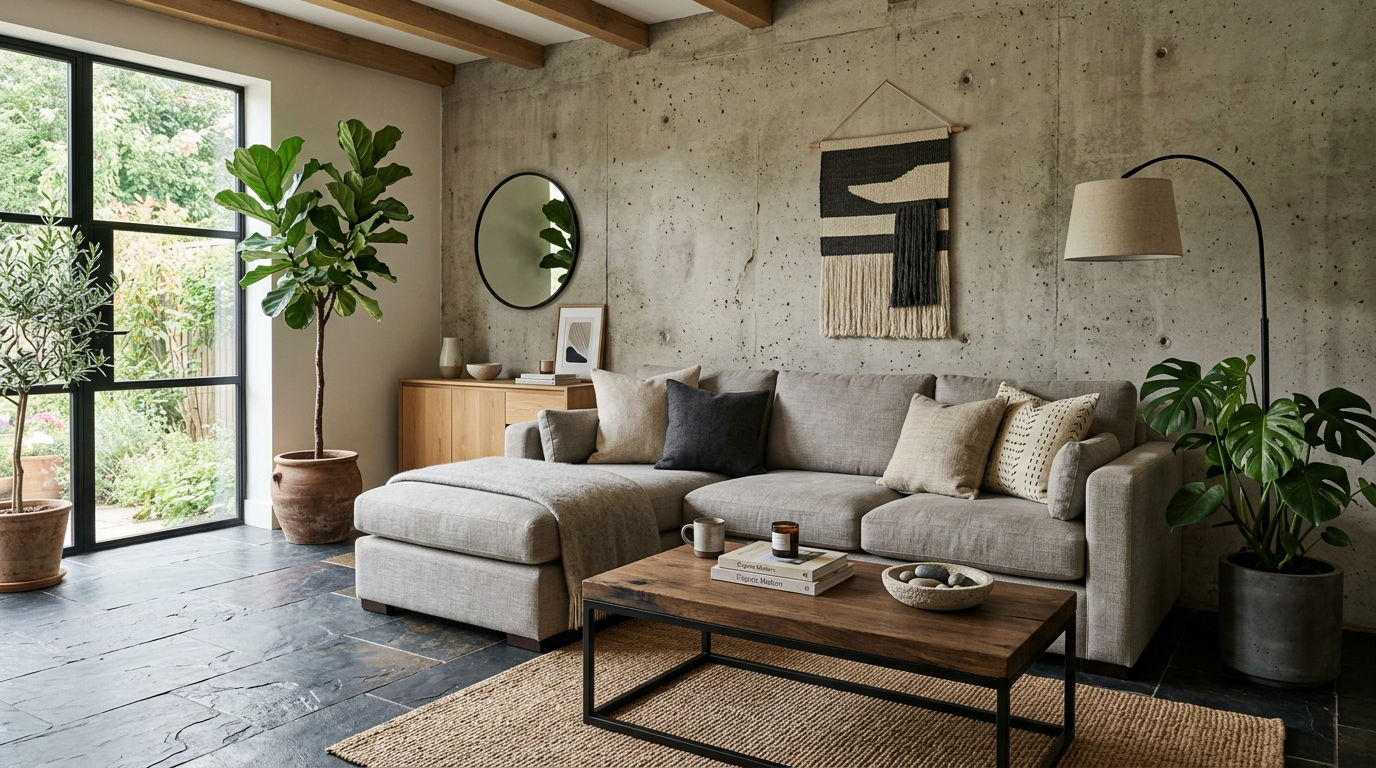 13 Stone Sofa Living Room Decor Ideas That Feel Grounded and Chic
