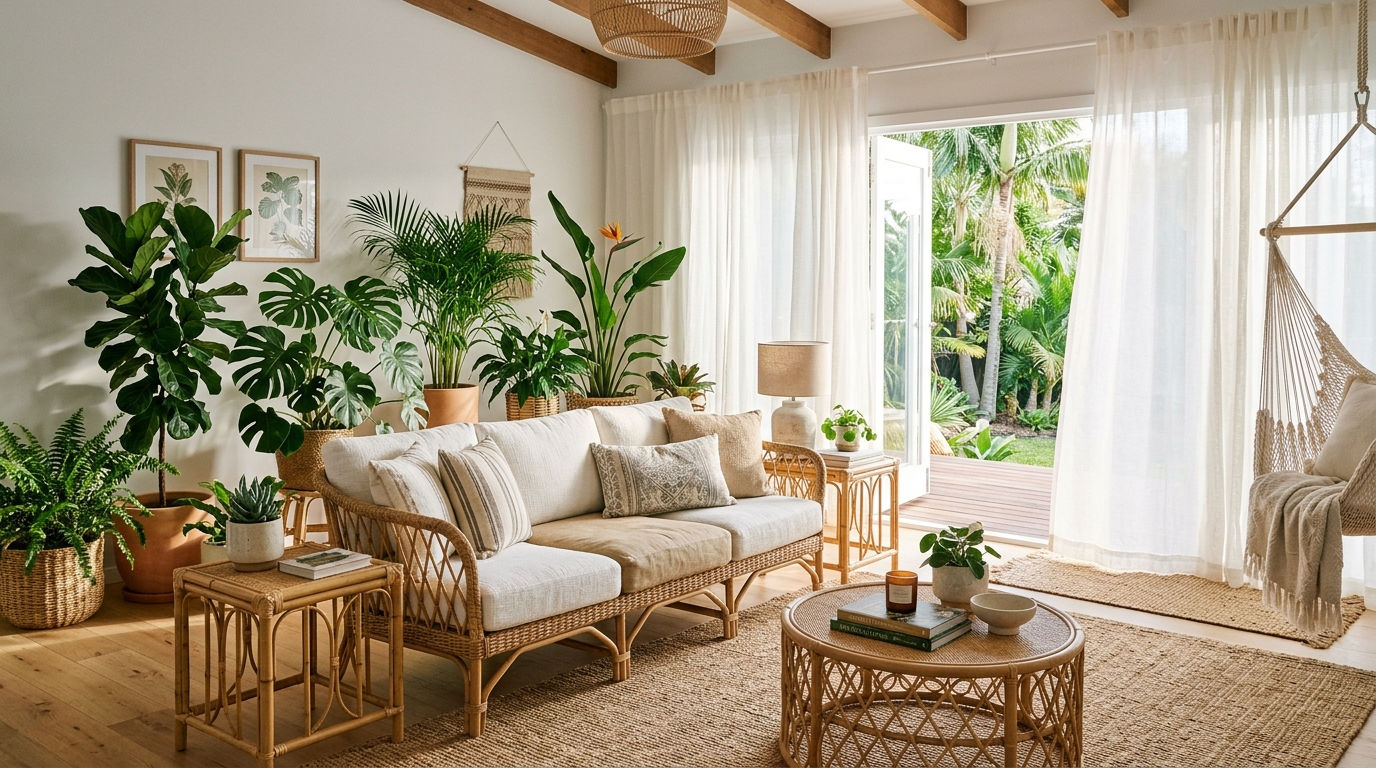 13 Wicker Sofa Living Room Ideas for a Breezy Natural Vibe