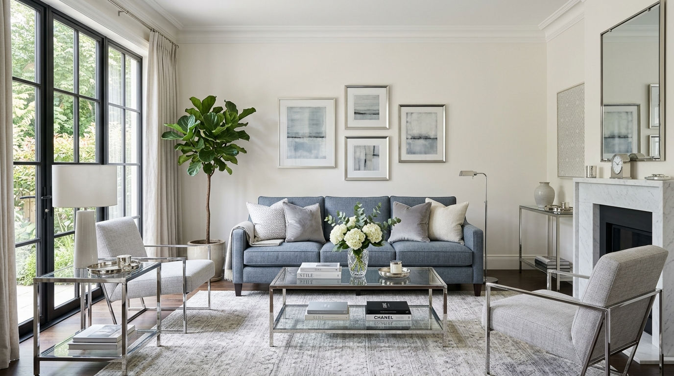 14 Blue Gray Sofa Living Room Ideas for a Sophisticated Neutral Palette