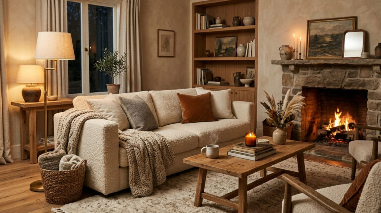 14 Boucle Sofa Living Room Ideas for a Textured, Cozy Space 20 14 Boucle Sofa Living Room Ideas for a Textured, Cozy Space