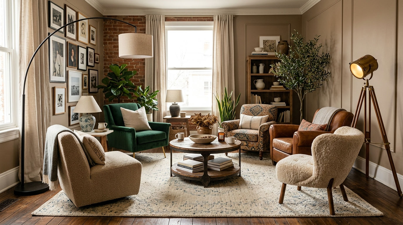 15 Chairs Instead of Sofa Living Room Ideas That Actually Work