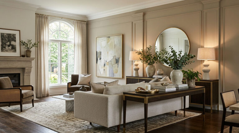 15 Console Table Behind the Sofa Living Room Ideas That Look Amazing 6 15 Console Table Behind the Sofa Living Room Ideas That Look Amazing