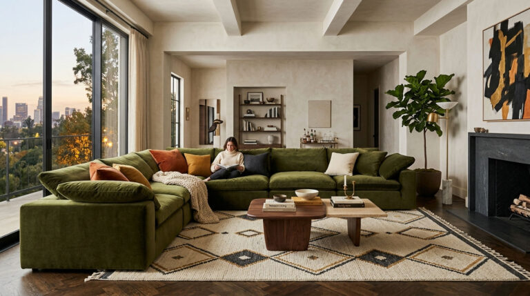 15 Large Sofa Living Room Ideas for Making a Grand Statement 21 15 Large Sofa Living Room Ideas for Making a Grand Statement