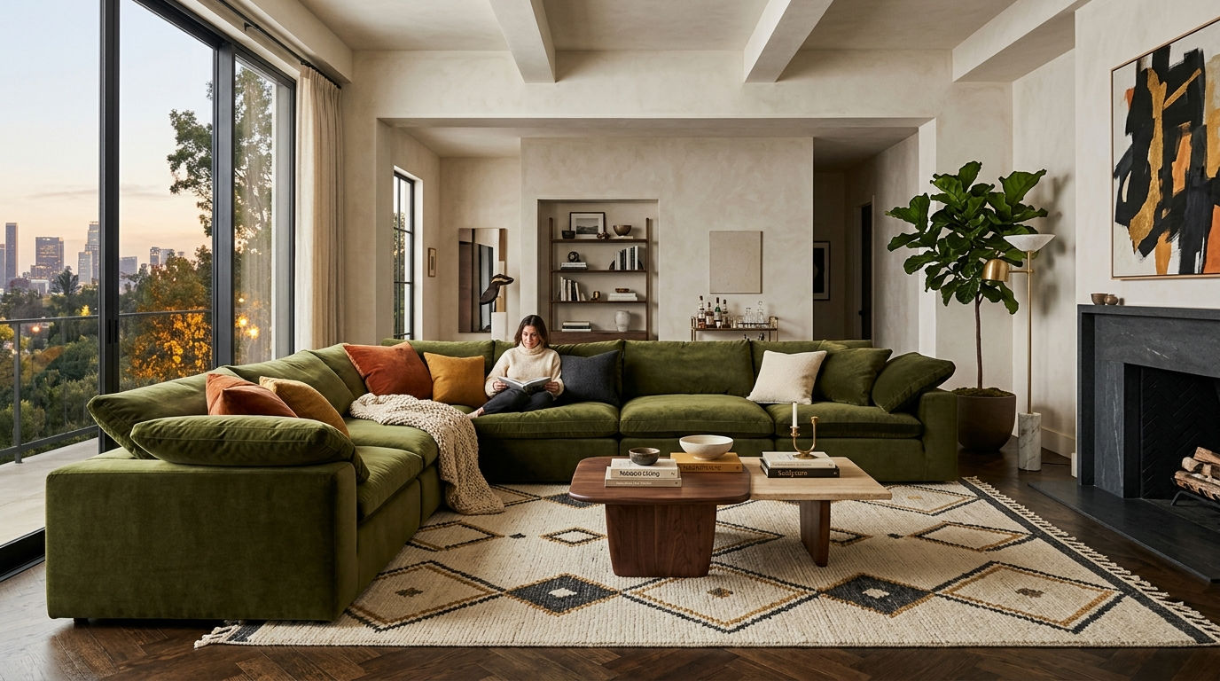 15 Large Sofa Living Room Ideas for Making a Grand Statement