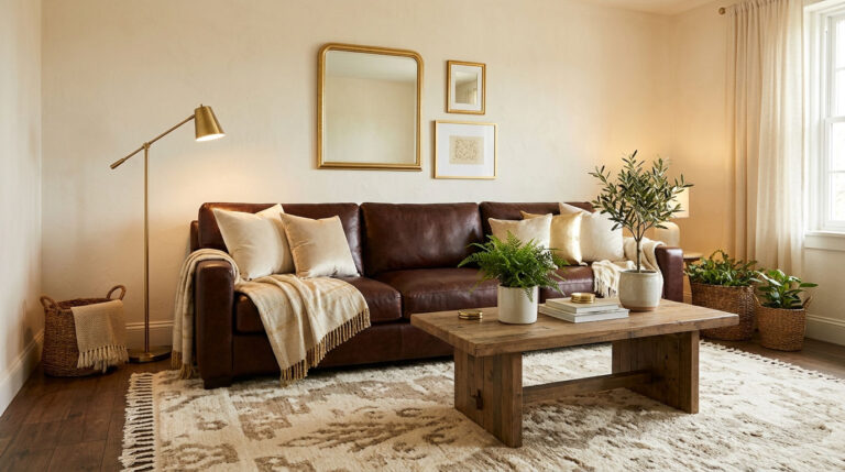 20 Brown Sofa Living Room Ideas With Perfect Color Combinations